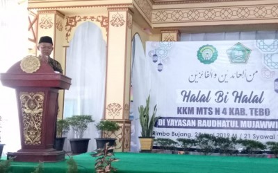 Halal bi Halal KKM MTsN 4 Tebo 2019