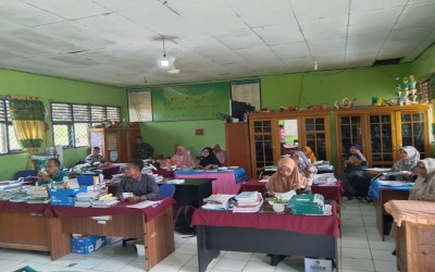 MTS NEGERI 4 TEBO GELAR RAPAT KOORDINASI PENENTUAN KENAIKAN KELAS TAHUN PELAJARAN 2021/2022